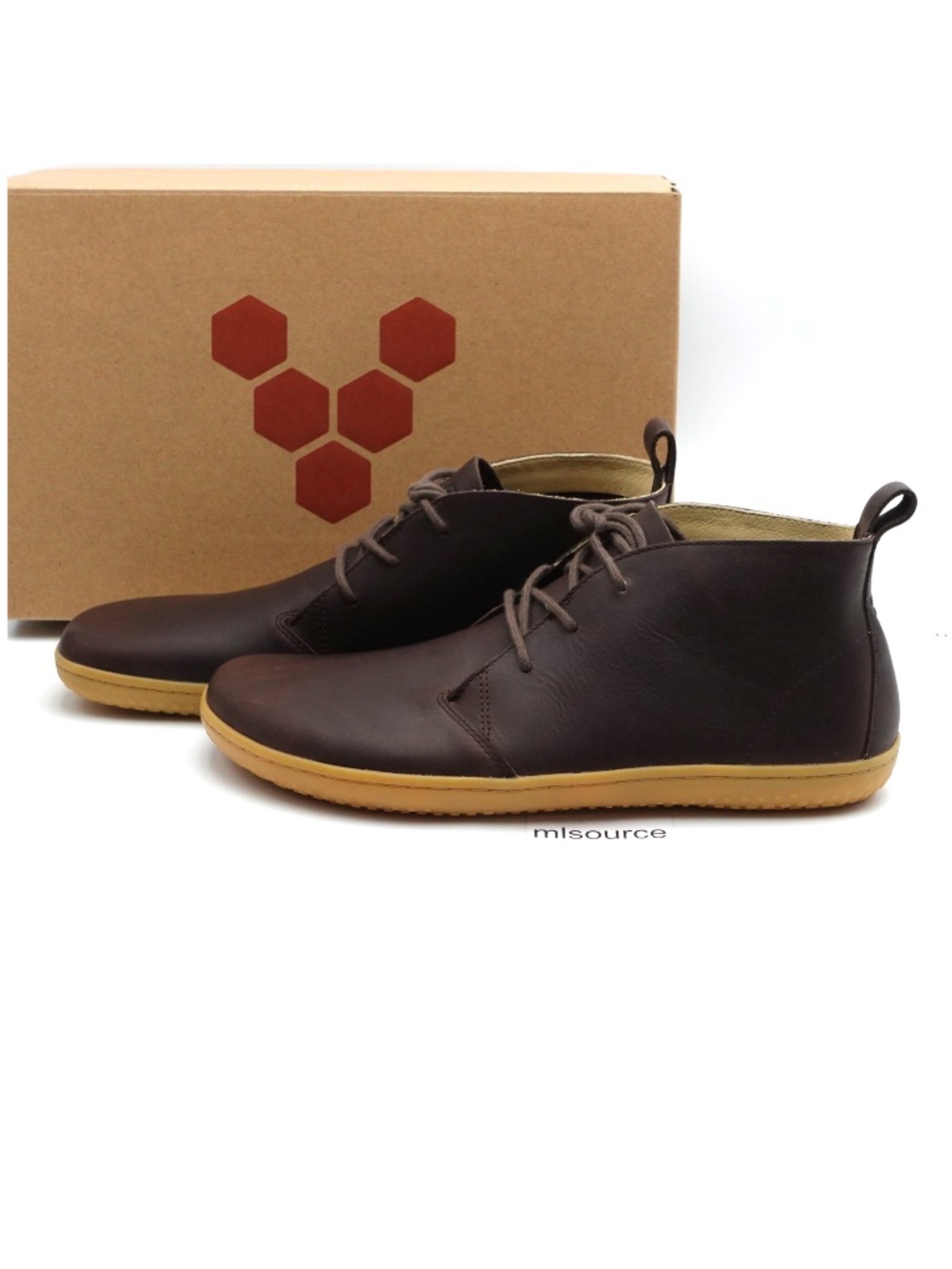 NEW VivoBarefoot Gobi IV Men's Leather Barefoot Boots 305436-01 Bracken
